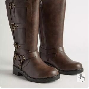 Classic Tall Women's Riding Boots in Dark Brown